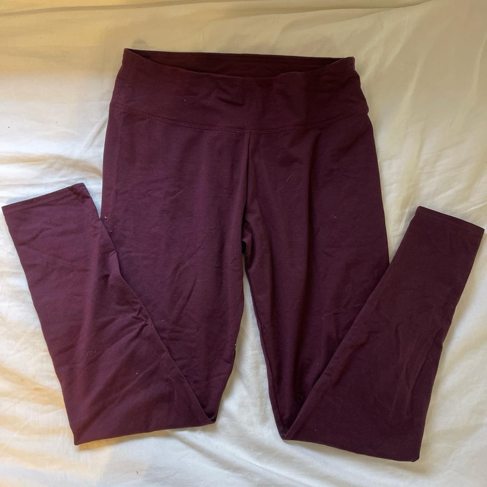 Aerie Burgundy Leggings